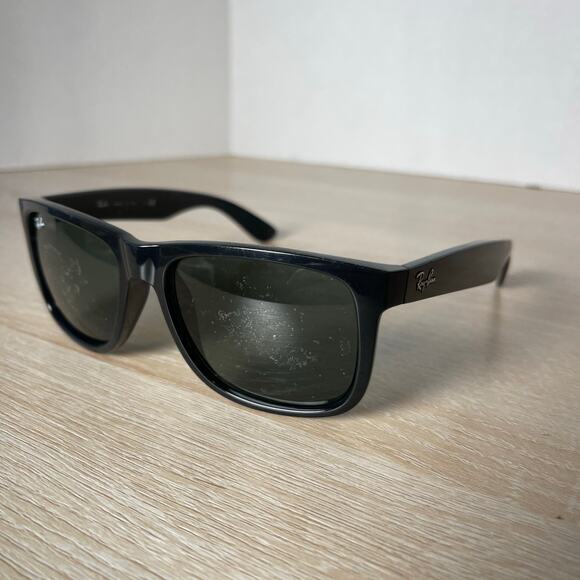 Ray-Ban RB4165 Justin 601/71 Sunglasses Black FRAMES ONLY 54-16-145 - Picture 3 of 10